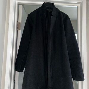 Banana Republic Black Coat Knee Length